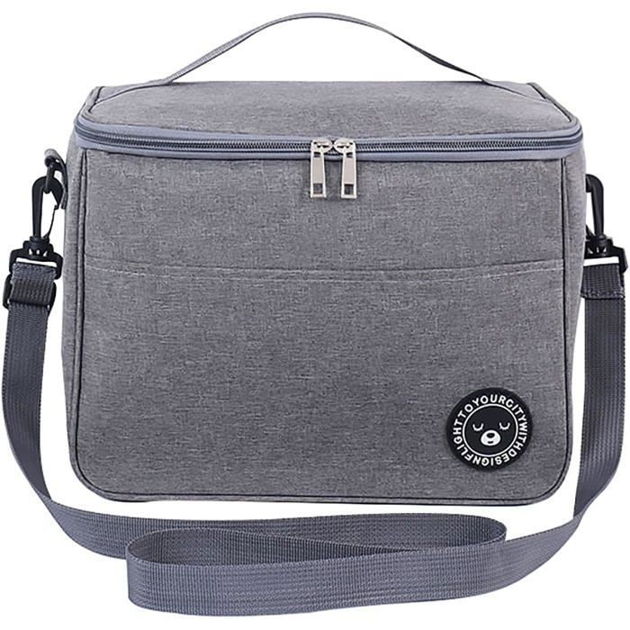 8L Sac Repas Isotherme pour Utilisation à Chaud et à Froid Pliable Sac Lunch Box Isotherme Sac Glaciere Isotherme Repas ODIPIE