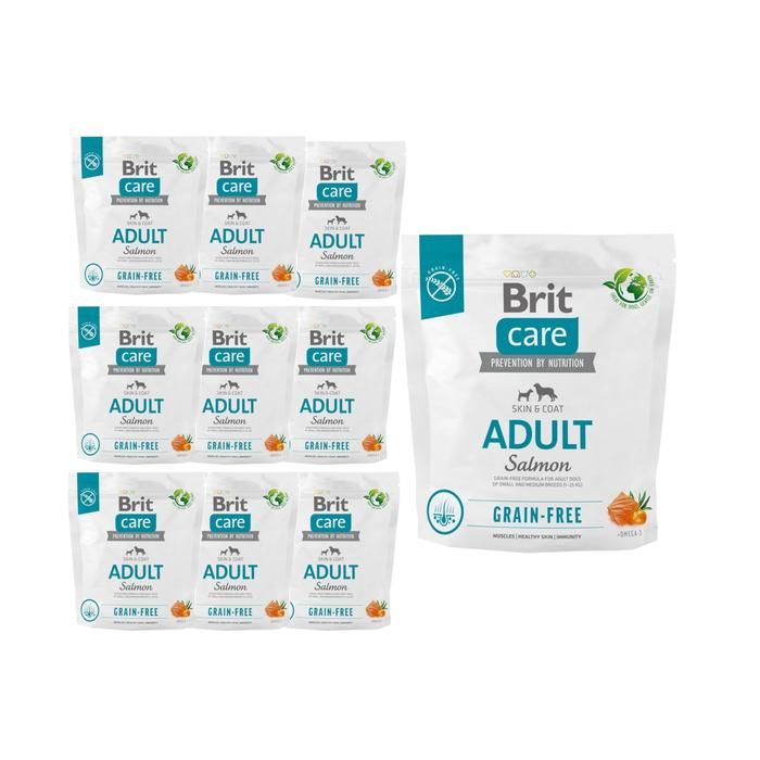 Brit Care Grain-Free Adult Saumon 10 x 1 kg