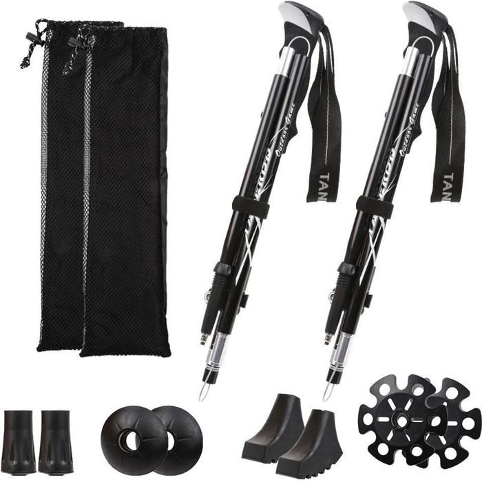 Hikoki 18 V Bâtons De Trekking Trekology TREK-Z 2.0 Pliables (Paire) – Poignée EVA Gris | Neuf Bâtons De Randonnée Hikoki 18 V Bâtons De Trekking Trekology TREK-Z 2.0 Pliables (Paire) – Poignée EVA Gris | Neuf Bâtons De Randonnée