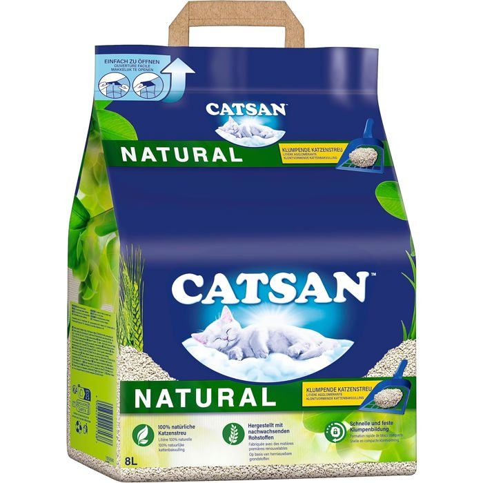 Comparer les prix de Litière agglomérante biodégradable - SWAPY - agglomérante naturelle pour chat 8 L biodégradable extra absorbante sans odeur