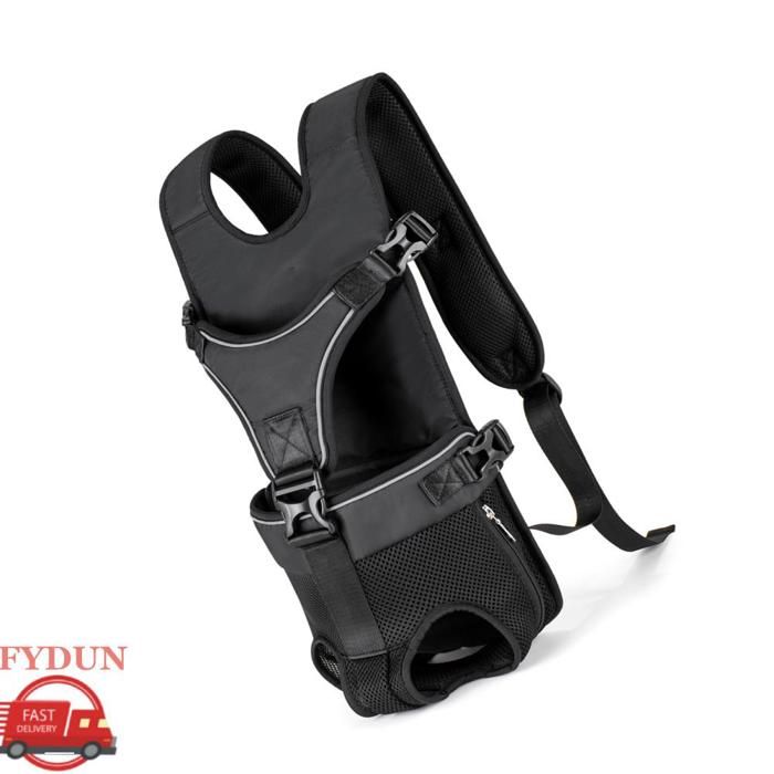 FYDUN sac de transport pour chiens de taille moyenne Sac à dos de transport pour animaux de compagnie animalerie panier Noir S