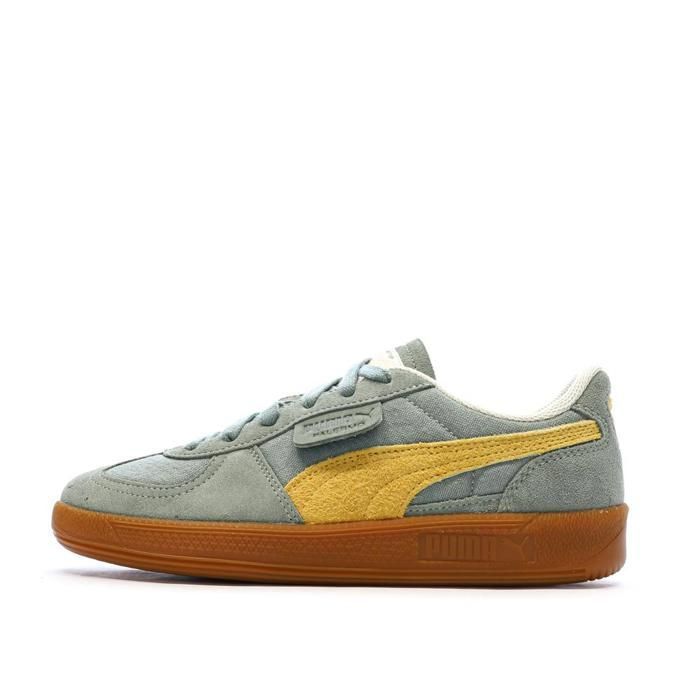 Puma Baskets Vertes/Jaunes Homme Puma Palermo