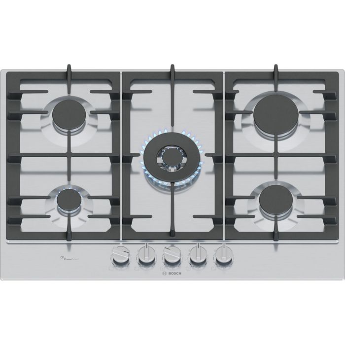 Bosch Serie 6 PCQ7A5I90 plaque Acier inoxydable Int égré 75 cm Gaz 5 zone - vue 2