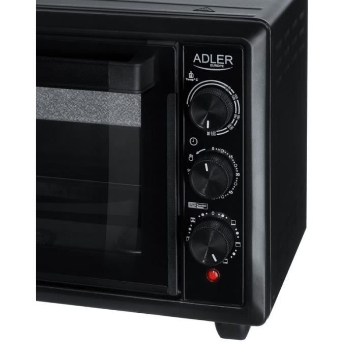 ADLER Camry Einzelkochfeld - 1500W Edelstahl Mit Thermostat (Silber)