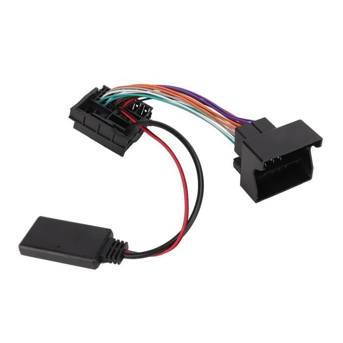 Fydun Adaptateur Bluetooth 5.0 Pour Voiture - Compatible Citroën/Peugeot - Module AUX Avec Micro