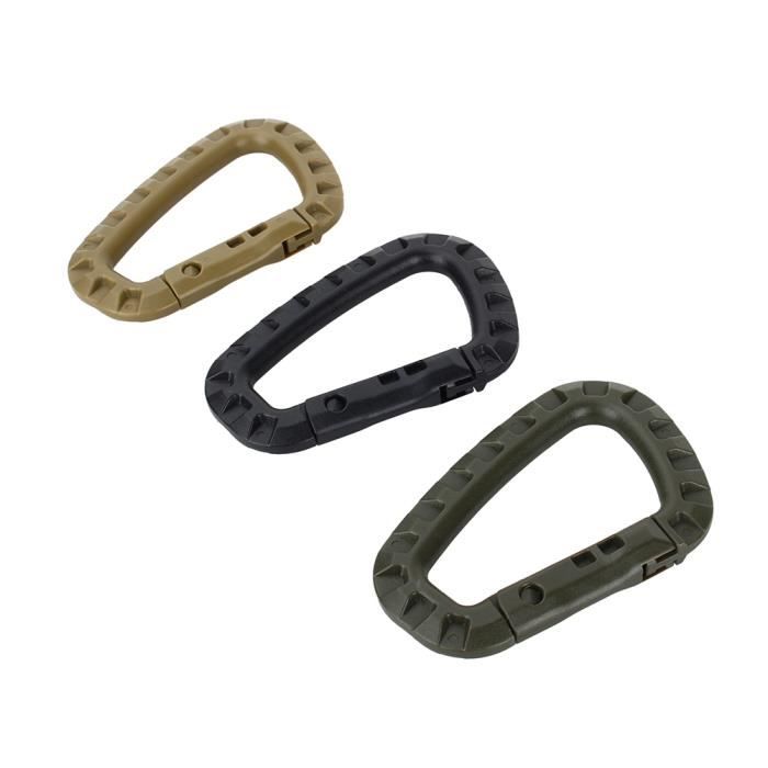Lot De 11 Mousquetons En S Doubles - 3 Tailles, En Alliage Zinc, Pour Camping, Randonnée, Accrochage - 12