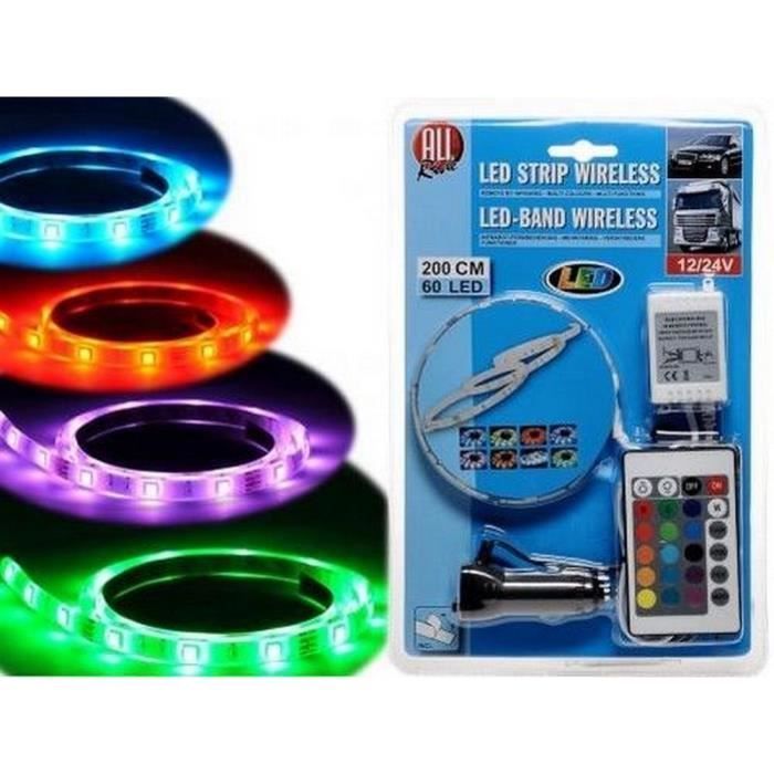 RUBAN GUIRLANDE TUNING BANDE LED CAMION VOITURE 12V 24V TÉLÉCOMMANDE RUBAN GUIRLANDE TUNING BANDE LED CAMION VOITURE 12V 24V TÉLÉCOMMANDE