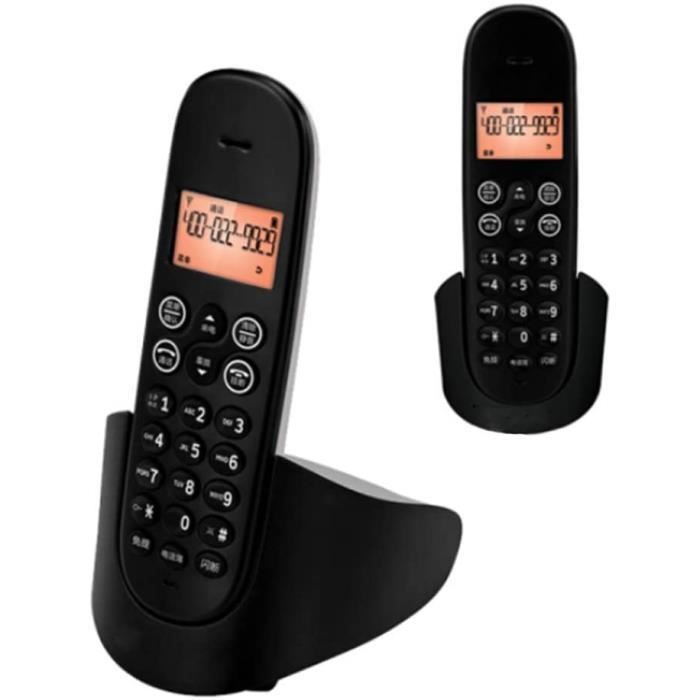 TéLéPhone Fixe sans Fil avec Ligne TéLéPhonique Fixe NuméRique Fixe sans Fil Domicile avec