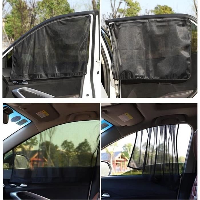 Acheter Pare-soleil Universel Pour Fenêtre De Voiture, 1 Pièce, Chaussettes Magnétiques Anti-UV, Rideaux Pour Sièges Avant