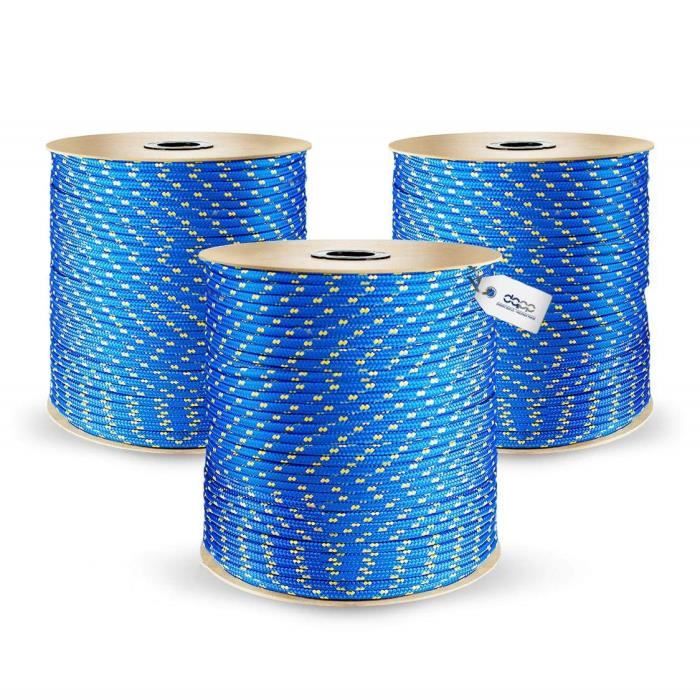 Corde Polypropylene | Bleu | 10 Mètres | 20 Millimètres D'Épaisseur ...