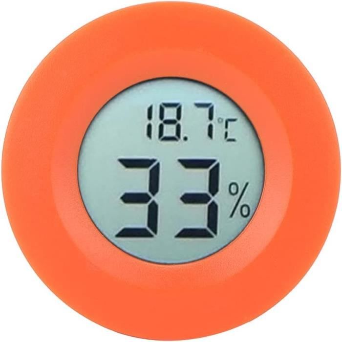 Lot De 6 Thermomètres Hygromètres Intérieurs Mini LCD Digital -50~70°C 10-99% RH