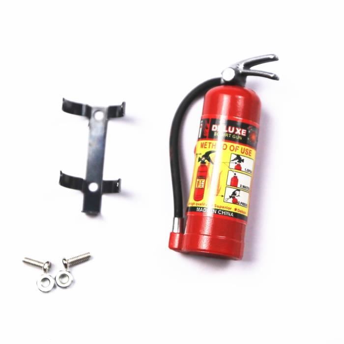 PENO Mini Extincteur Décoratif Pour Voiture RC - Accessoire Simulation Réaliste - Rouge