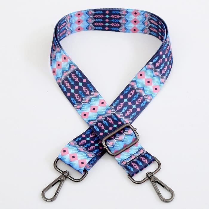 Sangle Réglable Pour Sac à Main, 3,8 Cm, En Nylon Blanc, Large Sangle