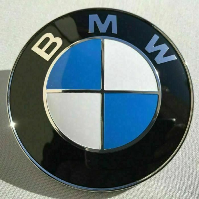 EMBLEME INSIGNE 82 MM BMW CAPOT AVANT ARRIERE M3 E30 E36 E46 E90 E92 E81 E39