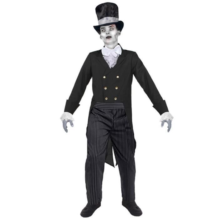 costume queue de pie