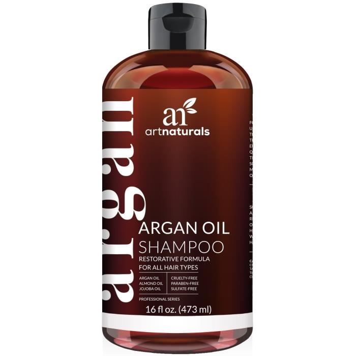 Art Naturals Shampooing à Usage Quotidien à l’Argan 473 ml Sans