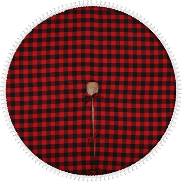 90CM Cache Pied Sapin de Noël,Noël d'arbre Tapis,Jupe de Sapin de Noël