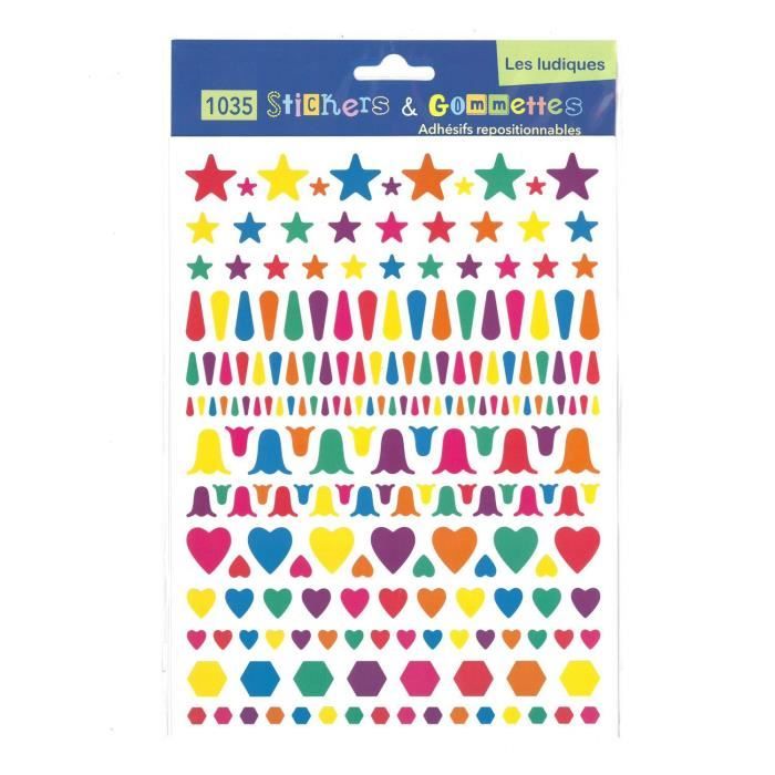 bidule et tralala stickers gommettes les ludiques cdiscount jeux jouets salutation page de coloriage salue dieu