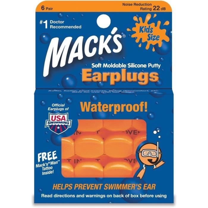 Bouchon Oreille Piscine Pluggerz Swim Enfant - Lunel Santé Surdité