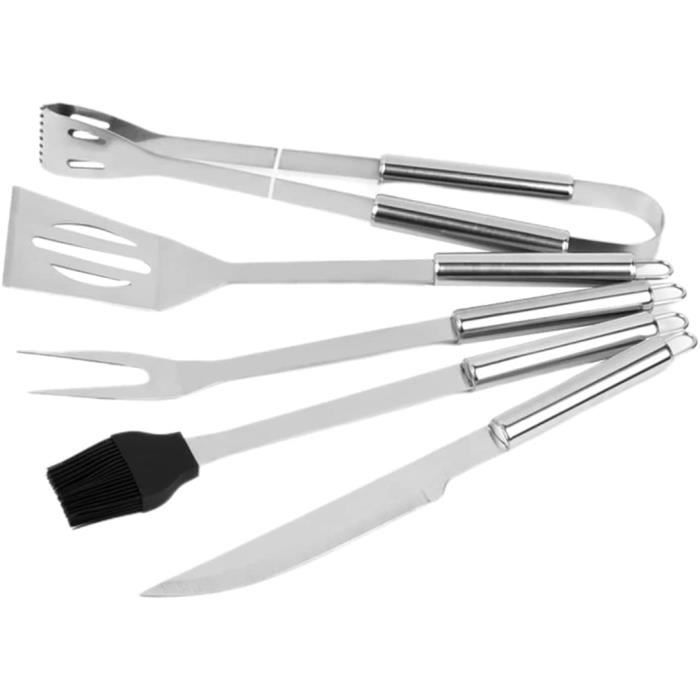 Pince à Gril Barbecue 43 Cm Avec Manche En Bois - Outil Robuste Et Amusant Pour Barbecue Extérieur