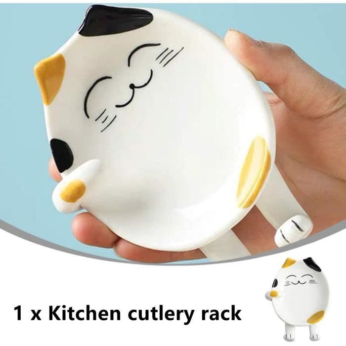 GeeRic Repose-cuillère En Céramique Pour Comptoir De Cuisine, Porte-cuillère Pour Cuisinière, Porte-ustensiles Pour Louche, Spatule, Fouet Blanc GeeRic Repose-cuillère En Céramique Pour Comptoir De Cuisine, Porte-cuillère Pour Cuisinière, Porte-ustensiles Pour Louche, Spatule, Fouet Blanc