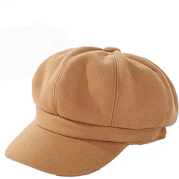 Béret Basque Pour Femme - Laine Synthétique, Tour De Tête 58 Cm, Couleur Unie - Style Bohème Et élégant