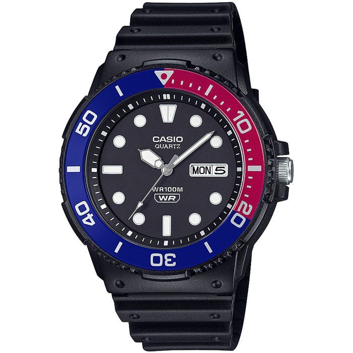 Montre - CASIO - MRW-230H - Homme - Noir/Bleu - Quartz - Analogique