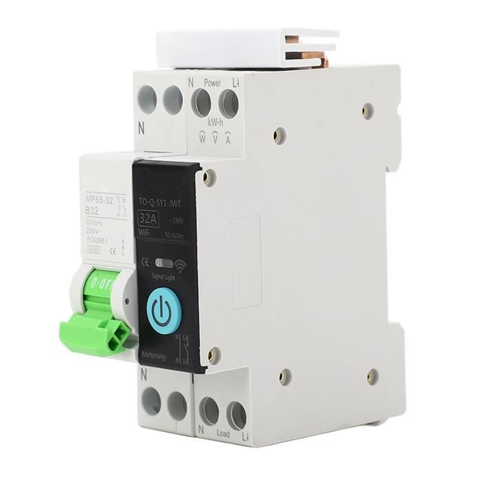 Disjoncteur Différentiel 16A 30mA Type A 1P+N 6kA - Protection Fuite à La Terre Et Surtensions