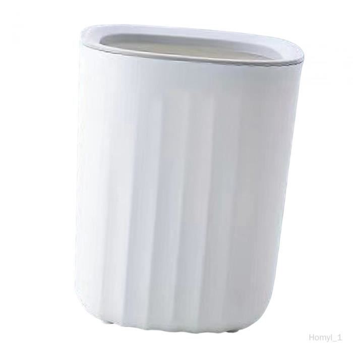 Poubelle Ronde Amosfun Corbeille Ronde En Bois Pour La Maison Ou Le Bureau Poubelle Salle De Bain Bois