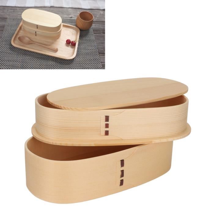 Leapiture Boîte Bento Panda 2 Couches - Récipient Alimentaire Isotherme Mignon Étanche