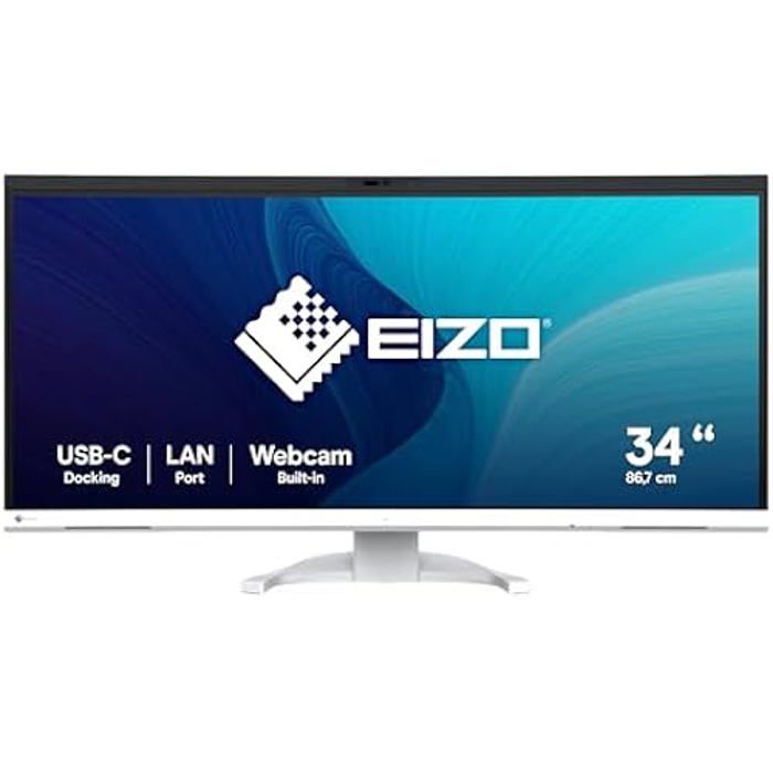 EIZO FlexScan EV3450XC WT LED display 86 6 cm 34.1 3440 x 1440 pixels UltraWide Quad HD Neuf - vue 5