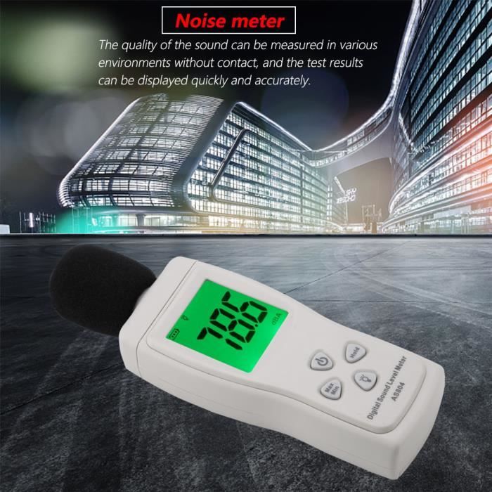 EJ.life Sonomètre numérique Digital sound indicator, LCD screen sound ...