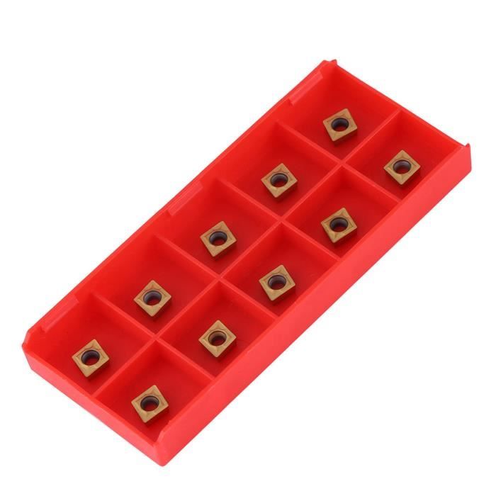 10pcs Lames Carbure CNC WNMG 432 / WNMG0804 - Inserts Tournage Carbure Rotatifs Pour Tours Et Fraiseuses
