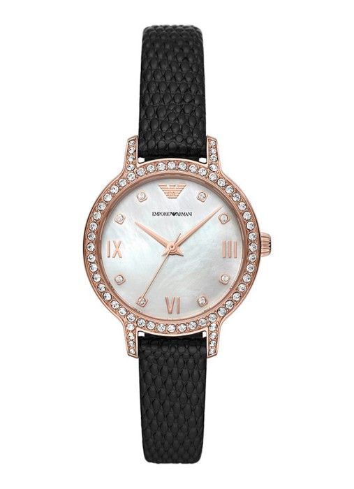 montre seul le temps femme Emporio Armani Noir AR11485