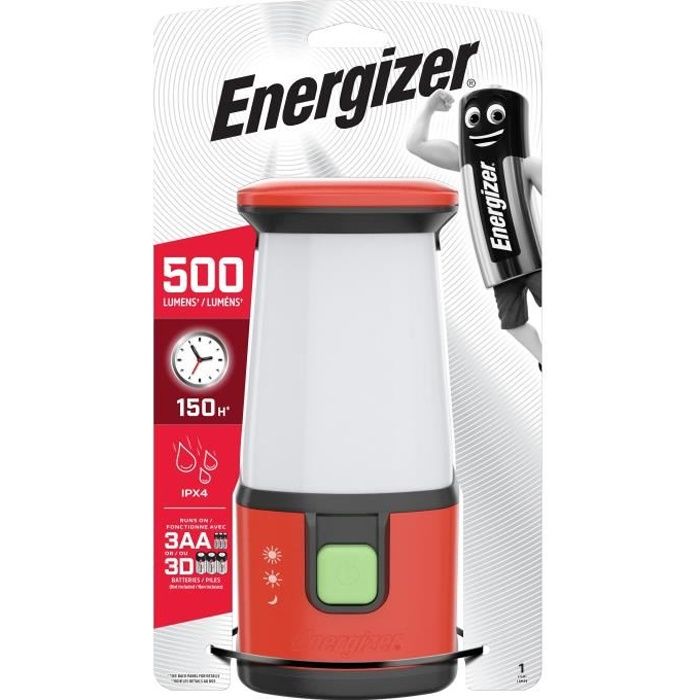 Lampe de poche Energizer LED Lantern LED grande portée à pile(s) 65 lm 400 h 340 g - Electronic France Lampe de poche Energizer LED Lantern LED grande portée à pile(s) 65 lm 400 h 340 g - Electronic France