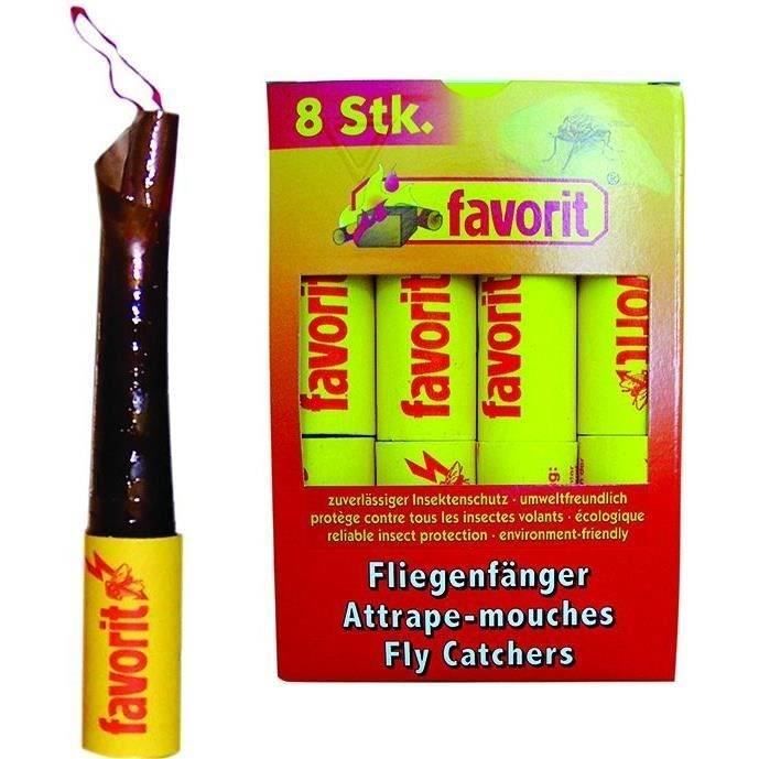 Bande adhésive attrape-mouches - lot de 8