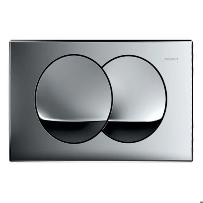 Geberit Delta20 Plaque De D clenchement Double Touche Chrome geberit-delta20-plaque-de-d-clenchement-double-touche-chrome