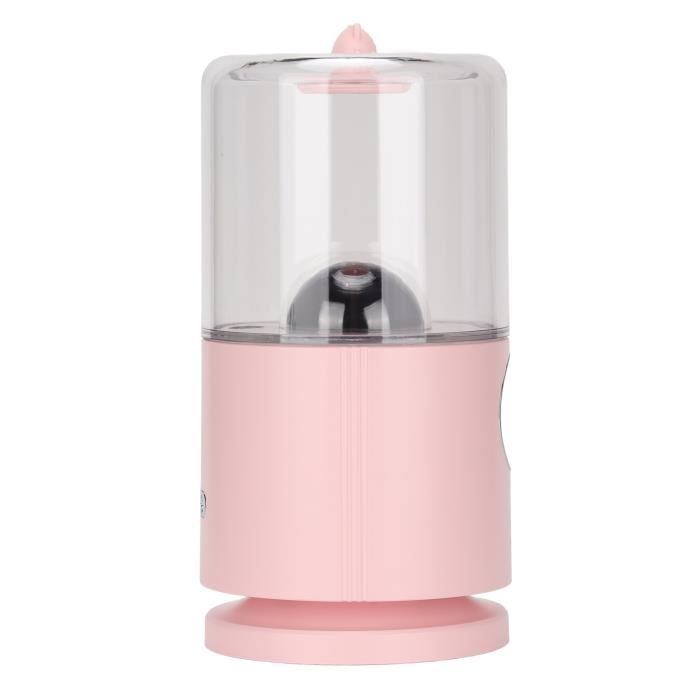 Mini Humidificateur D'air Portable - 350ml, Rechargeable, 2 Modes, Lumière Veilleuse, Pour Bureau/chambre/plantes (rose)