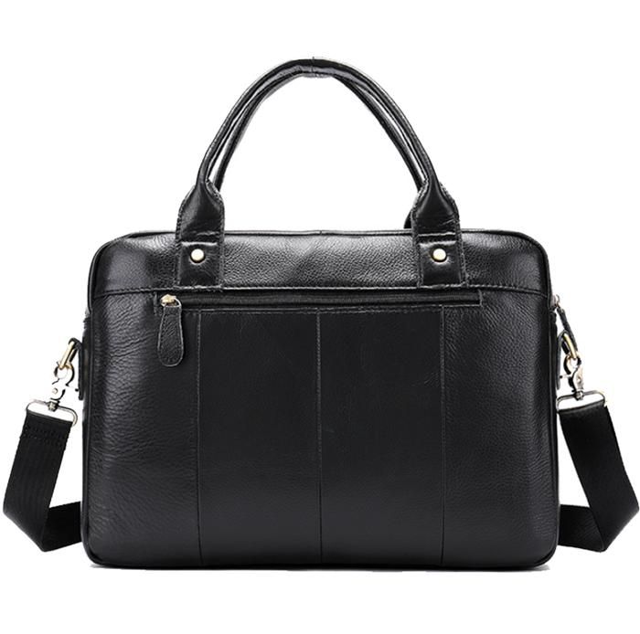 BAIGIO Sac Bandoulière Homme Cuir Véritable – Sacoche Crossbody Vintage Élégante – Travail, Voyage, Quotidien – Marron