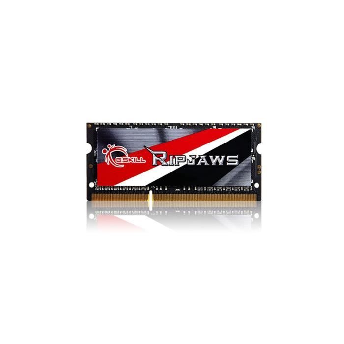 Vente Memoire PC GSKILL - Mémoire PC RAM - RIPJAWS DDR3L - 4Go - 1600MHz - CAS 11 (F3-1600C11S-4GRSL) pas cher Vente Memoire PC GSKILL - Mémoire PC RAM - RIPJAWS DDR3L - 4Go - 1600MHz - CAS 11 (F3-1600C11S-4GRSL) pas cher