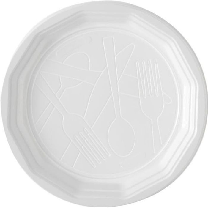 buffets barbecues camping et autres REAL ACCESSORIES Lot de 100 assiettes en carton de 17,8/ cm pique-niques Article /à usage unique id/éal pour les soir/ées mariages f/êtes pour enfants