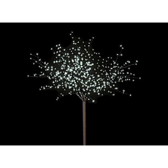 Arbre de décoration lumineux 600 LED Fleurs de prunus - Blanc