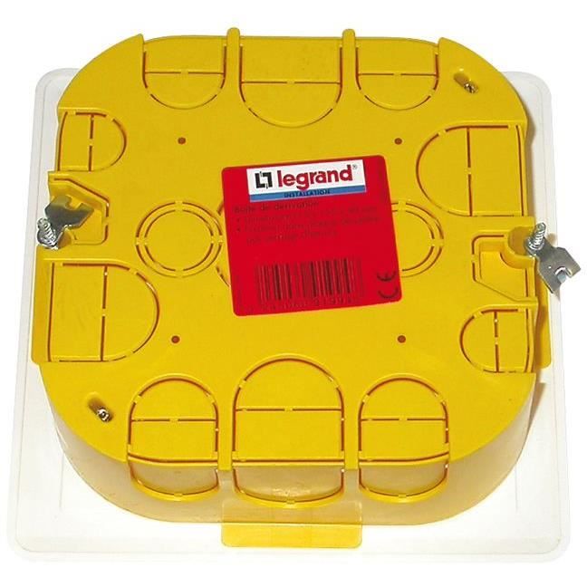 LEGRAND Boîte de dérivation pour mur creux - 115x115x40 mm