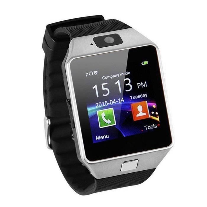 Montre Bracelet Intelligente GPS 3G Wifi Caméra Ecran Tactile SF-S55 (Noir) - Montre connectée - Achat & prix