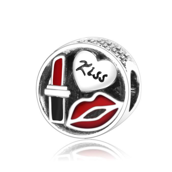 charm pandora rouge a levre charm pandora rouge a levre