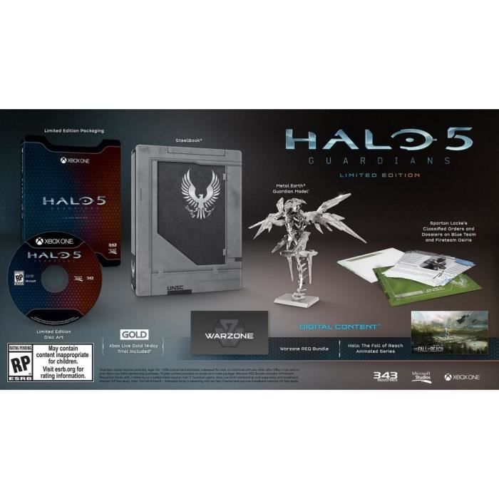 MICROSOFT HALO 5 : GUARDIANS EDITION COLLECTOR LIMITÉE