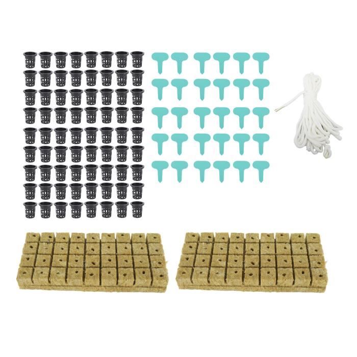 YOSOO Cubes De Laine De Roche Pour La Culture Hydroponique Lot De 72