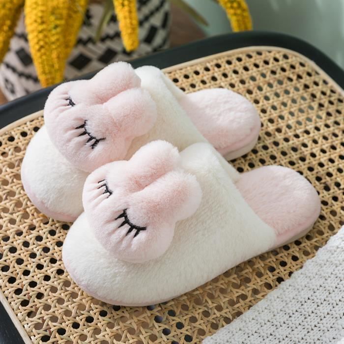 Hiver Pantoufles Hommes Femmes Coton Peluche Chaussons M/émoire Mousse Accueil Slippers Automne Int/érieur//ext/érieur Chaussures Unisexe Taille,Marron,39 EU