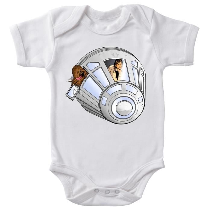 Body Bebe Blanc Star Wars Parodique Han Solo Et Chewbacca Star Dog Parodie Star Wars Blanc Cdiscount Pret A Porter
