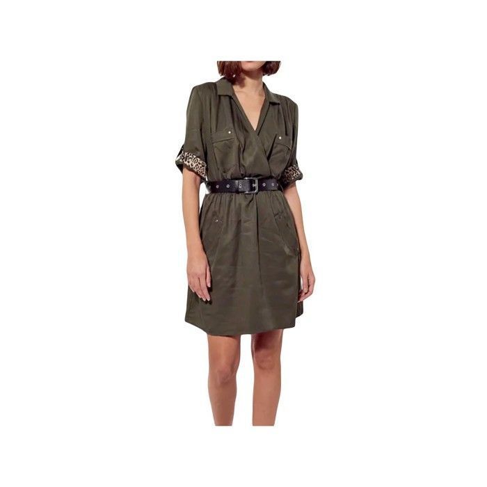 Robe Courtes Avec Ceinture Bush